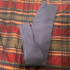 Shein blue ribbed tights